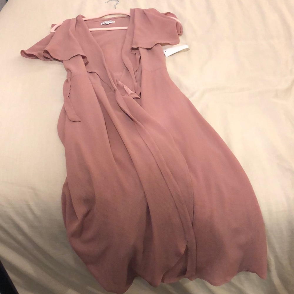 Mauve Wrap Dress